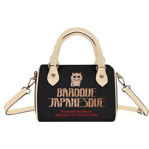 ONIQUE BLACK Womens Leather Mini Small Boston Bag Satchel Handbag