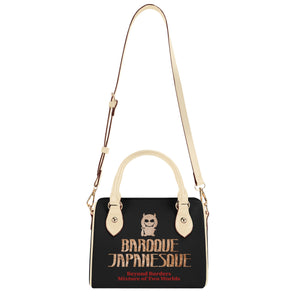 ONIQUE BLACK Womens Leather Mini Small Boston Bag Satchel Handbag