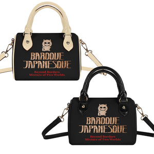 ONIQUE BLACK Womens Leather Mini Small Boston Bag Satchel Handbag