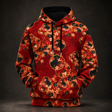 Load image into Gallery viewer, Unisex Kimono Cotton Hoodie 310GSM D
