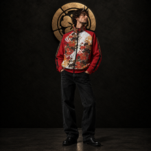 Charger l'image dans la galerie, Unisex Kimono Stand Collar Jacket B
