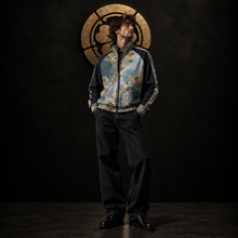 画像をギャラリービューアに読み込む, Unisex Kimono Stand Collar Jacket C
