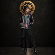 Load image into Gallery viewer, Unisex Kimono Stand Collar Jacket D
