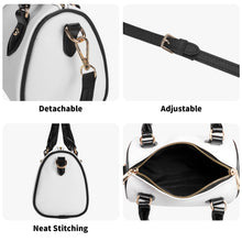 Charger l&#39;image dans la galerie, ONIQUE BLACK Womens Leather Mini Small Boston Bag Satchel Handbag
