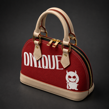 Laden Sie das Bild in den Galerie-Viewer, Dome Satchel Handbag – ONIQUE / Red
