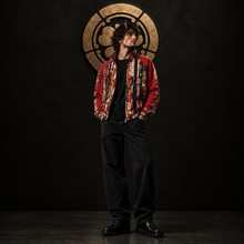 Load image into Gallery viewer, Unisex Kimono Stand Collar Jacket E
