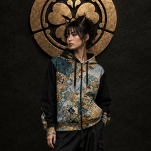 Load image into Gallery viewer, Unisex Kimono Zipper Hoodie D
