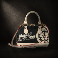 Carica l'immagine nel visualizzatore di Gallery, Dome Satchel Handbag – Signature Logo / Black
