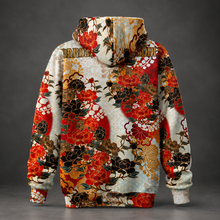 Load image into Gallery viewer, Unisex Kimono Cotton Hoodie 310GSM B
