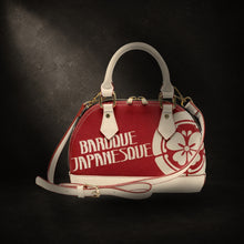 Carica l'immagine nel visualizzatore di Gallery, Dome Satchel Handbag – Signature Logo / Red
