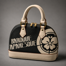 Laden Sie das Bild in den Galerie-Viewer, Dome Satchel Handbag – Signature Logo / Black
