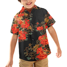 Charger l'image dans la galerie, Samurai Shogun crest art Kids Aloha Shirt B
