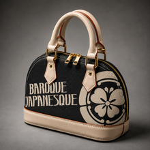 Laden Sie das Bild in den Galerie-Viewer, Dome Satchel Handbag – Signature Logo / Black
