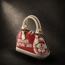 Carica l'immagine nel visualizzatore di Gallery, Dome Satchel Handbag – Signature Logo / Red

