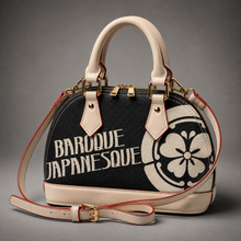 Laden Sie das Bild in den Galerie-Viewer, Dome Satchel Handbag – Signature Logo / Black
