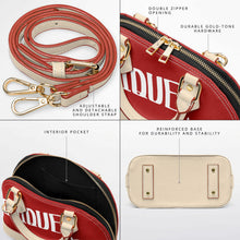 Load image into Gallery viewer, Dome Satchel Handbag – ONIQUE / Red
