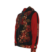 Load image into Gallery viewer, Unisex Kimono Zipper Hoodie B

