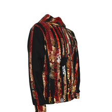 画像をギャラリービューアに読み込む, Unisex Kimono Zipper Hoodie F
