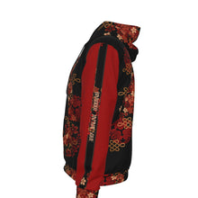 Load image into Gallery viewer, Unisex Kimono Zipper Hoodie B
