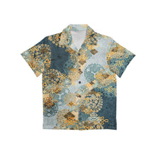Cargar imagen en el visor de la galería, Samurai Shogun crest art Kids Aloha Shirt C
