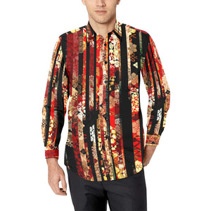 Samurai Shogun crest art Long Sleeve Shirt J