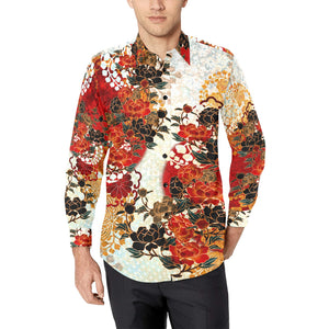 Samurai Shogun crest art Long Sleeve Shirt A