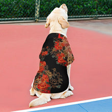 Laden Sie das Bild in den Galerie-Viewer, Samurai Shogun crest art Dog Aloha Shirt B
