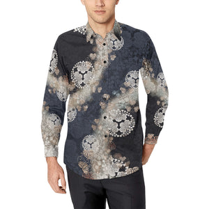 Samurai Shogun crest art Long Sleeve Shirt W