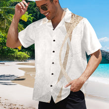 Laden Sie das Bild in den Galerie-Viewer, Samurai Shogun crest art Aloha Shirt E

