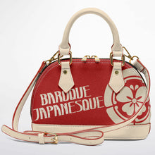 Load image into Gallery viewer, Dome Satchel Handbag – Signature Logo / Red
