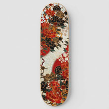 画像をギャラリービューアに読み込む, Illustrative mockup of Japanesque 2 grip tape applied to a skateboard deck, viewed from above. Skateboard not included.
