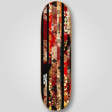 画像をギャラリービューアに読み込む, Illustrative mockup of Japanesque 8 grip tape applied to a skateboard deck, viewed from above. Skateboard not included.
