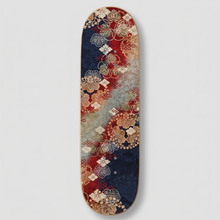 画像をギャラリービューアに読み込む, Illustrative mockup of Japanesque 6 grip tape applied to a skateboard deck, viewed from above. Skateboard not included.
