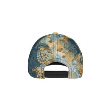 Load image into Gallery viewer, Kimono crest art Blue Baseball Cap

