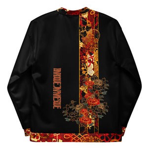 Kimono Crest Line Unisex Bomber Jacket
