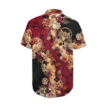 Laden Sie das Bild in den Galerie-Viewer, Kimono design Hawaii Shirt with Naoki MORIOKA Logo B
