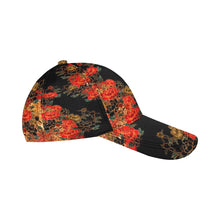 Load image into Gallery viewer, Peony crest Black Baseball Cap

